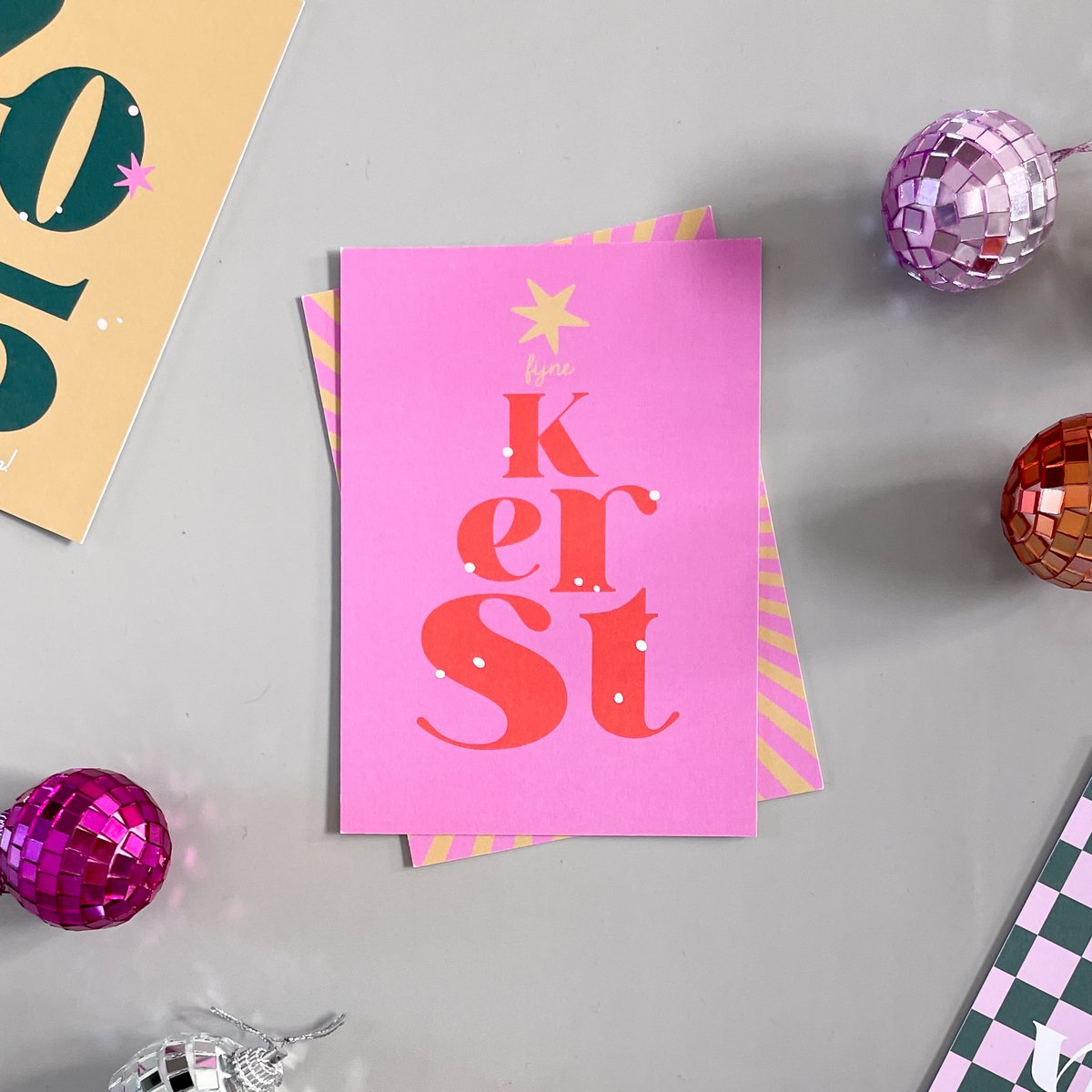 Postkort | glædelig jul (juletræ)