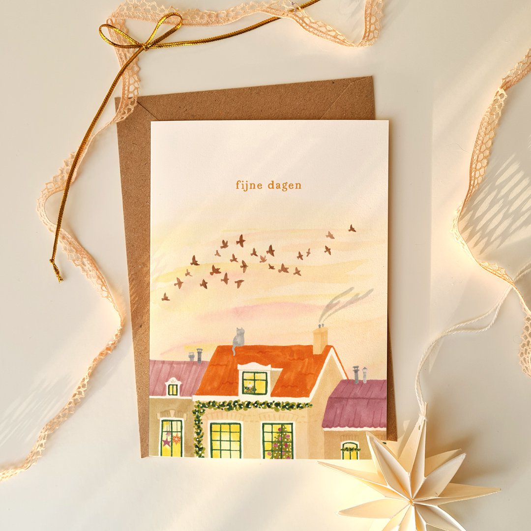 Christmas card | Winter skies