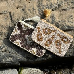 Håndlavet beaded Classy Pouch * Gave *