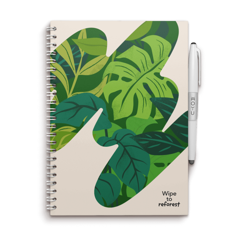 MOYU Erasable Notebook A5 - Sandy Jungle