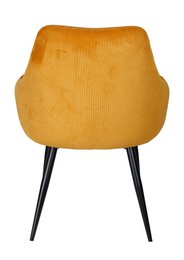 Ivy spisestuestol - gul rib