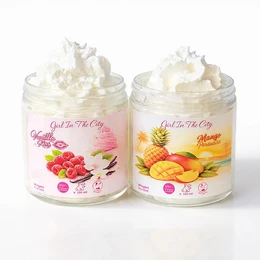 Mango-Victoria Pineapple Whipped Body Butter – 100% Natural Shea Whipped Cream