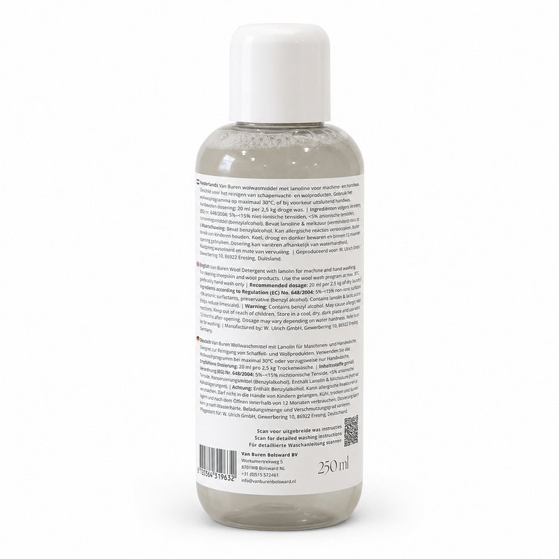 Reparierendes Wollwaschmittel | Mit Lanolin angereichertes Waschmittel | 250 ml