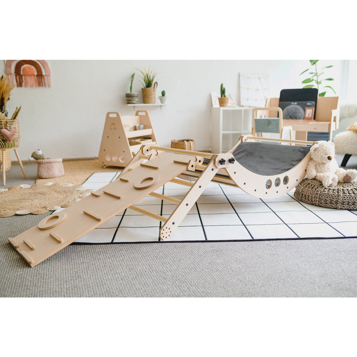 Albero Climber 2 – Set Triangolo, Bilanciere e Rampa Trasformabile