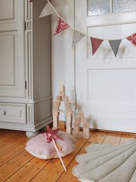 Guirlande de Sequins « Rose et Gris »