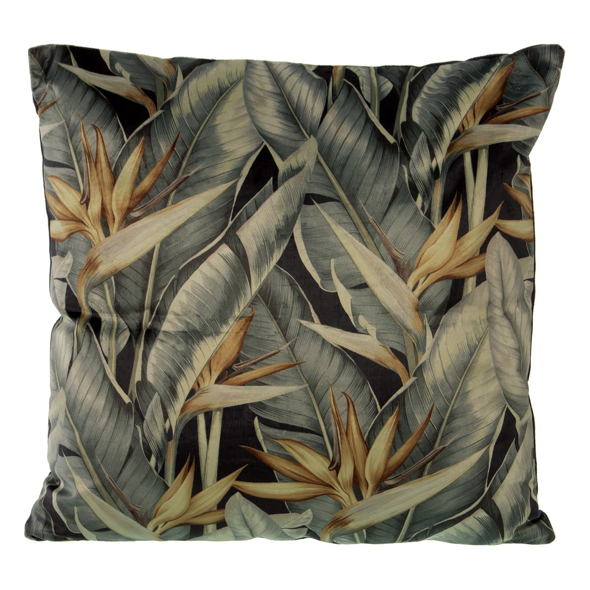 CUSHION 45X45CM VELVET/POLYESTER SHEETS, ONE SIDE 45X45CM LL48548