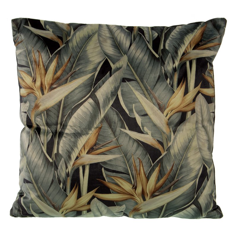 CUSHION 45X45CM VELVET/POLYESTER SHEETS, ONE SIDE 45X45CM LL48548