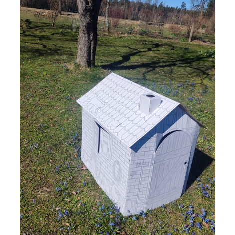 Creative Playhouse piccola fattoria, giocattolo di cartone per bambini, fai -da -te, costruzione e colorazione, 3+, ottimo regalo per compleanni e feste