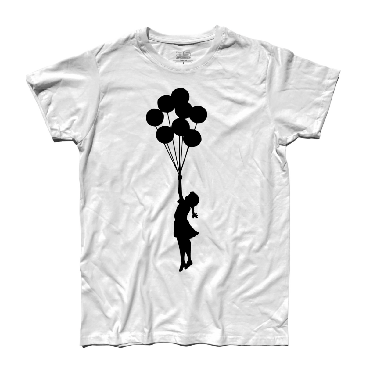 Banksy's Graffiti T-shirt  - Flying Ballons