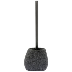 ESCOBILLERO RESINA GRIS PIEDRA _12,5X11,5X36,5CM LL87160