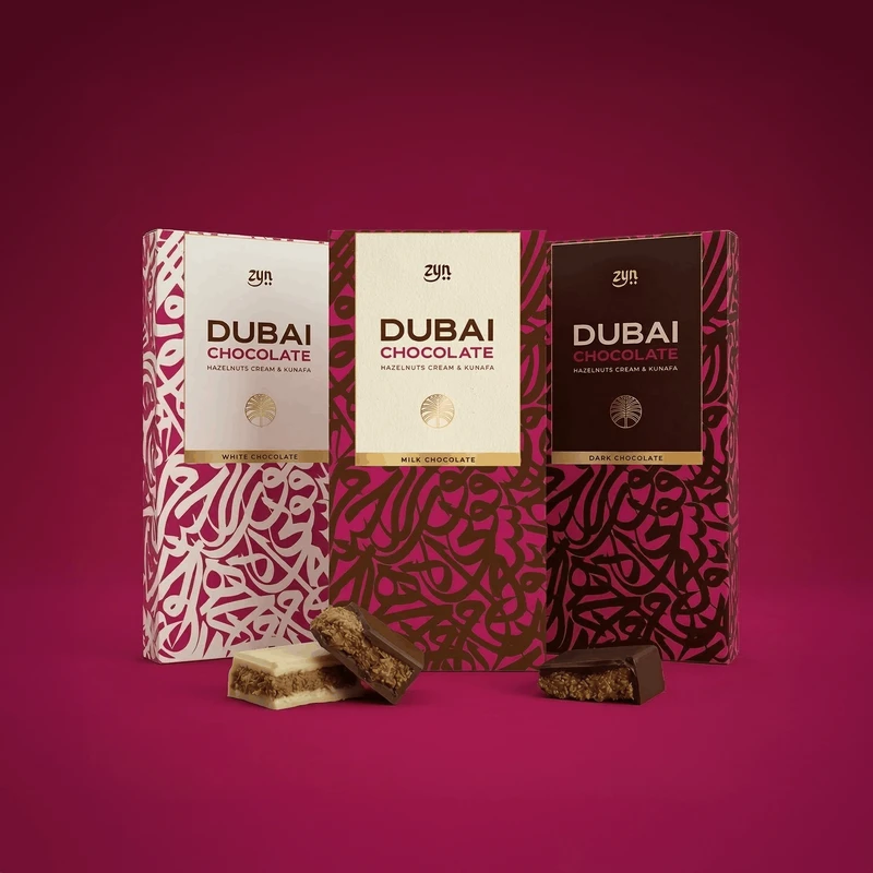 ZYN Dubai Chocolate – Haselnussbündel · Sortierter 30-teiliger Karton