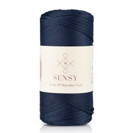 Sensy Premium 2 mm - 251 yards 100% polyester macrame ledning