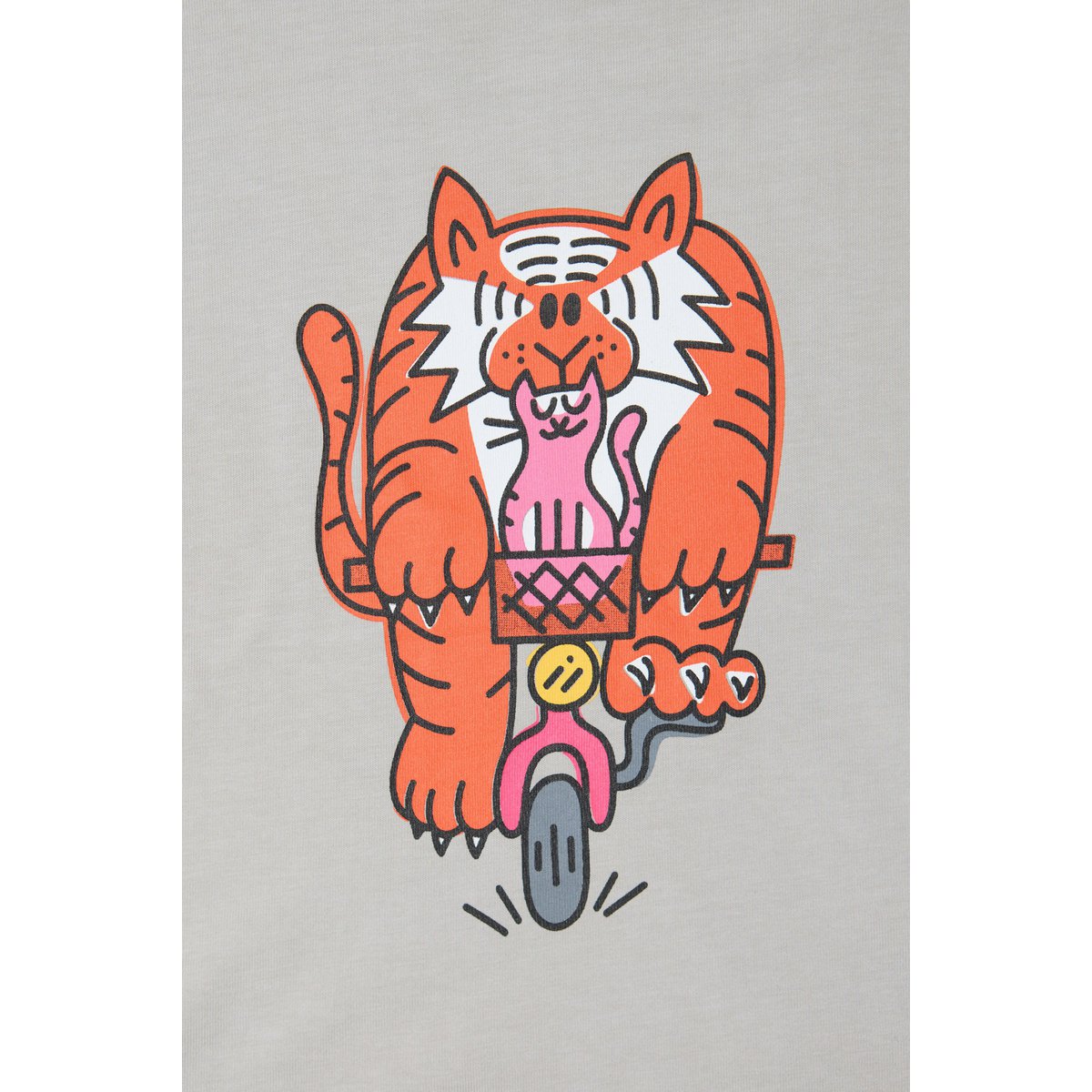T-SHIRT GRAPHIQUE BASIQUE ÉPAIS « PEDAL FASTER »