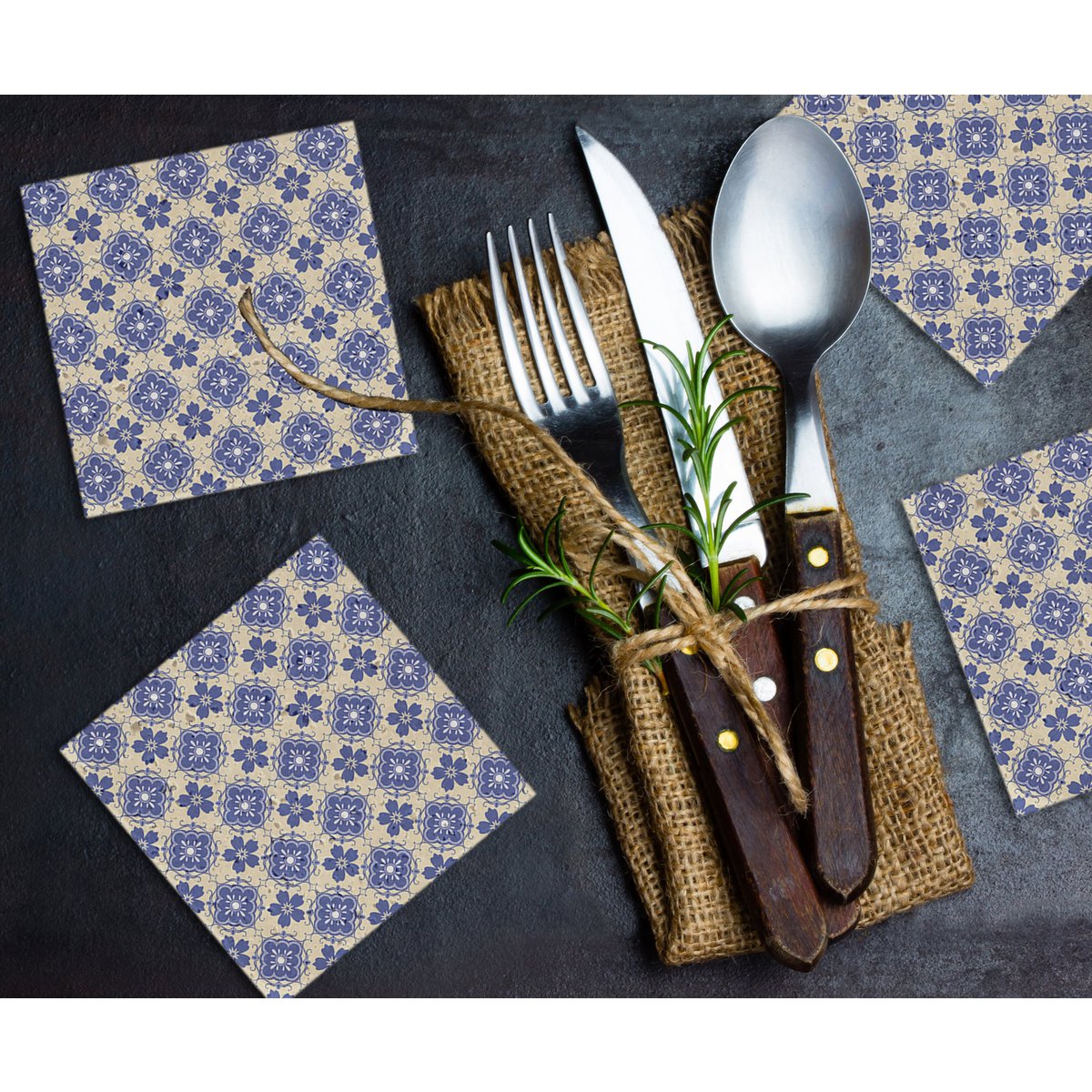 Stone Coaster Set - Daphne