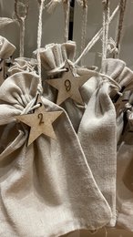 Nummer 1-24 Adventskalender "Stjerner"