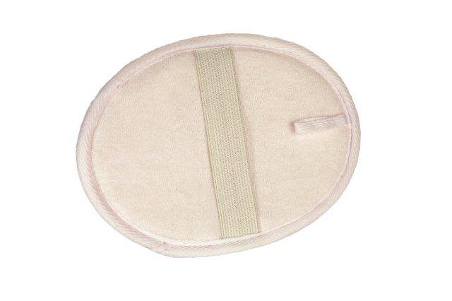 Loofah body exfoliating pad