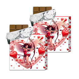 Socola chokolade 200 gram tabletter VALENTINE SERIES-01 "ASSORTI" (4X3stk) gaveæske