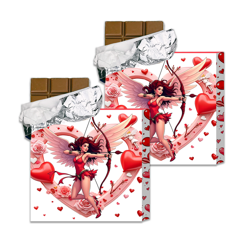 Socola chokolade 200 gram tabletter VALENTINE SERIES-01 "ASSORTI" (4X3stk) gaveæske