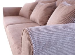 ASTRID 4-seater sofa/sofa bed Corduroy Dusty Pink removable & washable covers