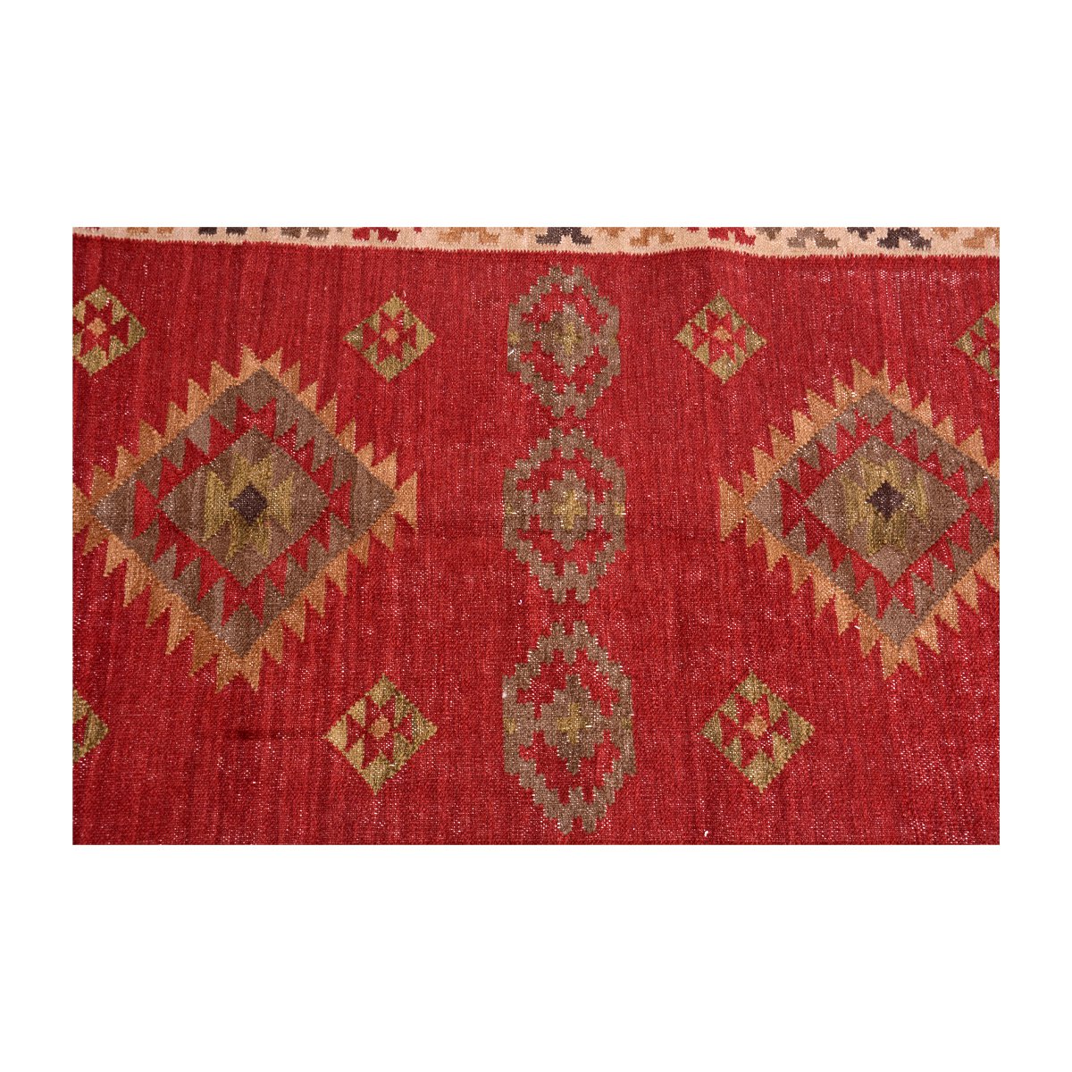 Handgewebter Vintage Makara Teppich