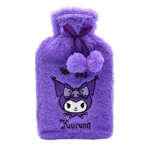 😍 Kuromi, Hot Water Bottle, with Cover, Hot Water Bottle for Hot Therapy, Hot Water, Rubber, Cold, Winter, Child, Adult