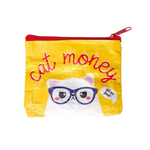 Mini portemonnee Cat money van gerecycled plastic