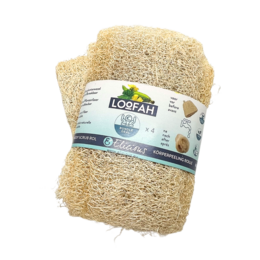 Biodégradable Loofah - Rôle de gommage corporel 4X Bundle 4x