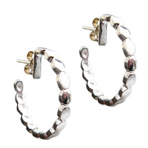 E 931 zilver creools; mat / glanzend