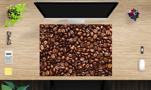 Coffee beans - desk pad 70 x 50 cm