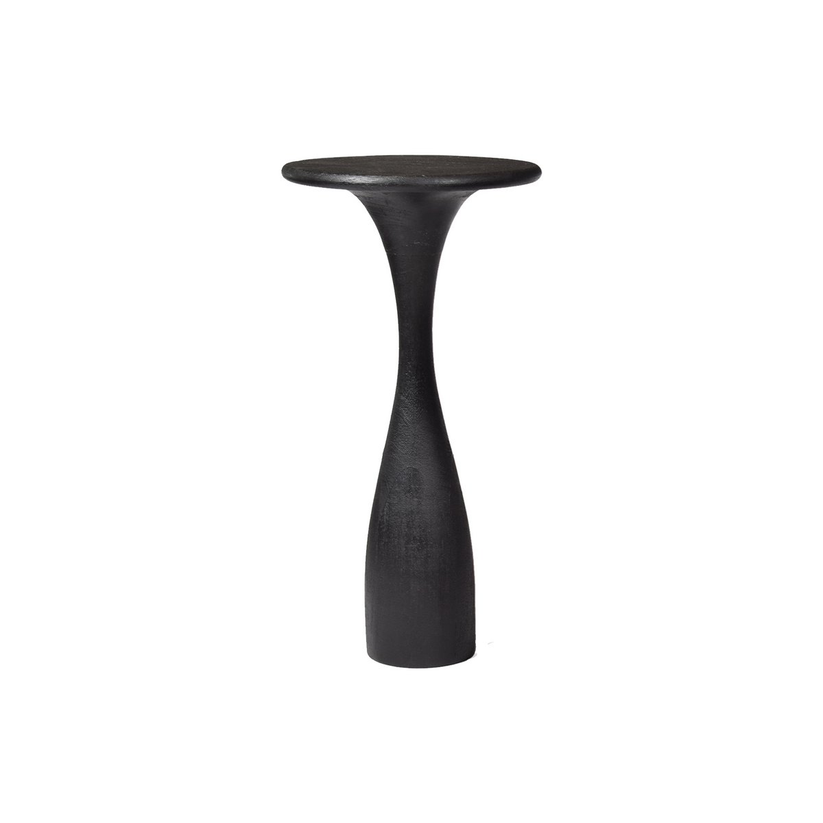 Bijzettafel zwart Ø 33 cm