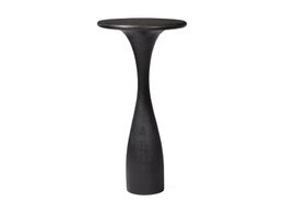 Bijzettafel zwart Ø 33 cm