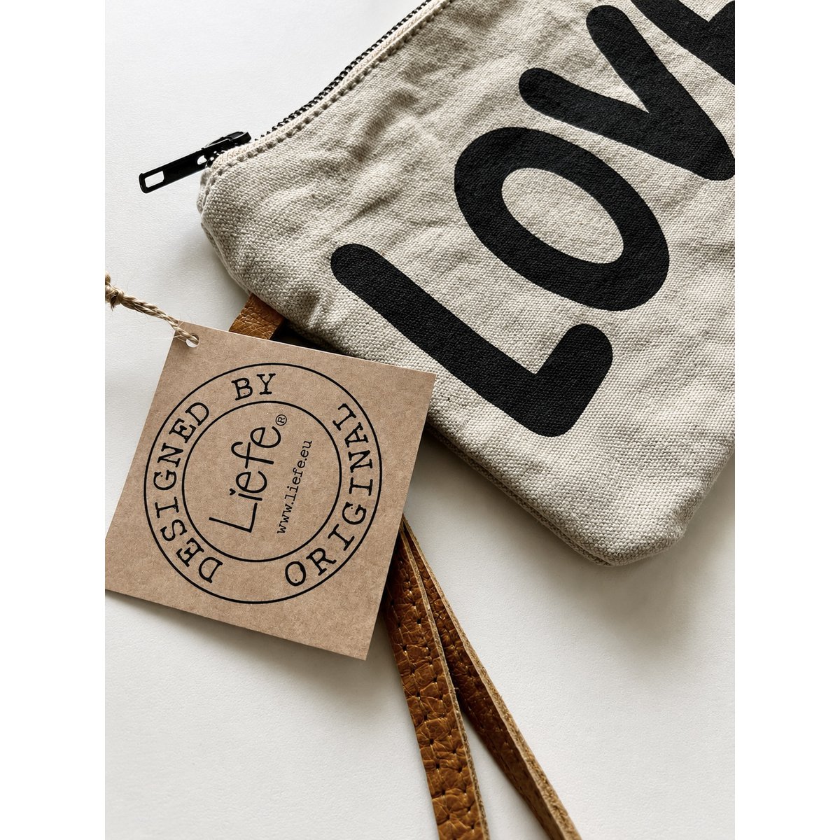 Clutch LOVE (canvas) handpainted NEW 