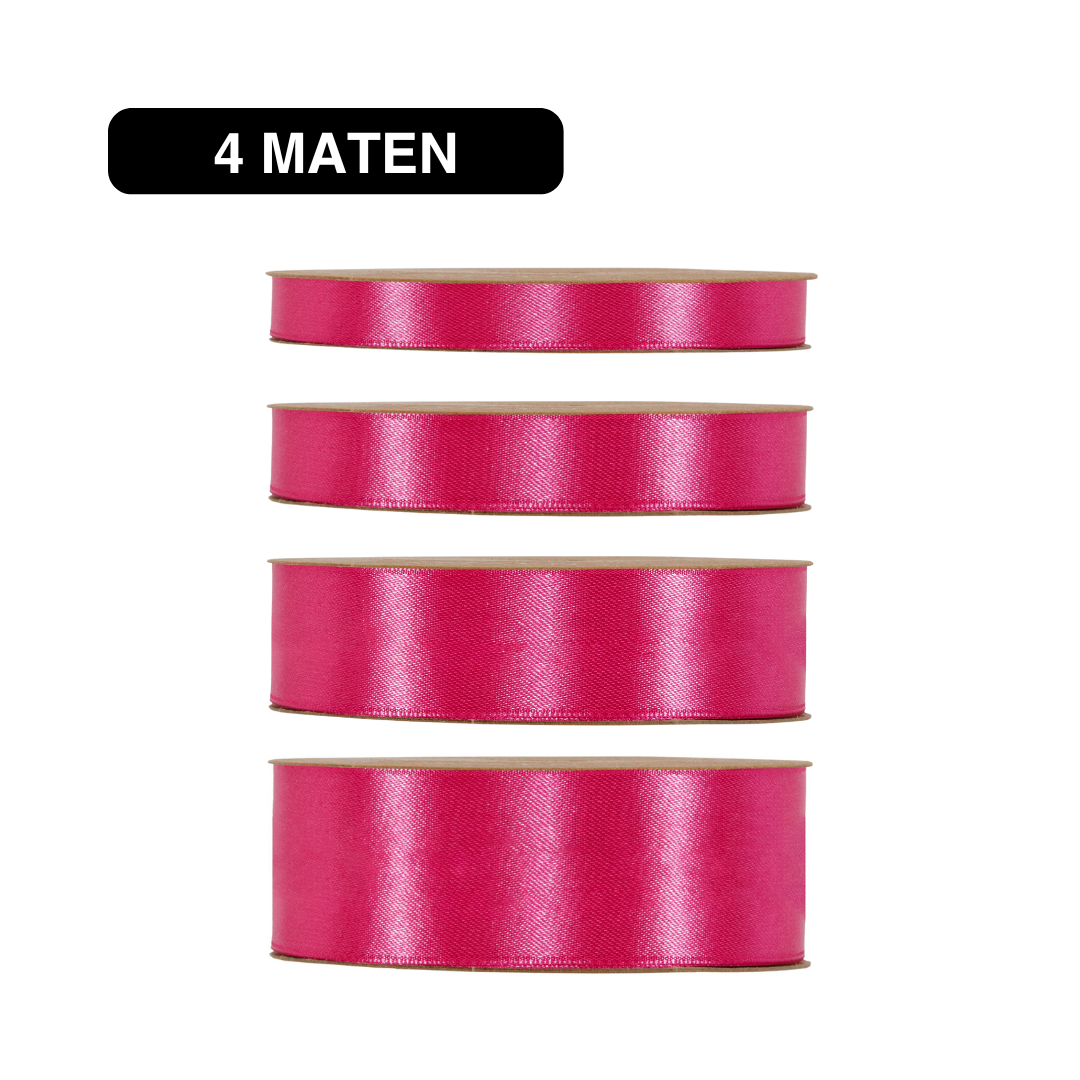 Double Satin Classic - Fuchsia/Pink - 50m - Lint