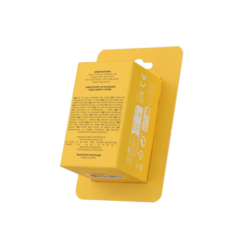 Kit de Charge Rapide Strass Argenté – 20W & 18W, Type-C à Lightning