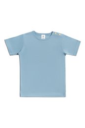 2285| Maglietta Kinder Basic Kurzarm - Taubenblau