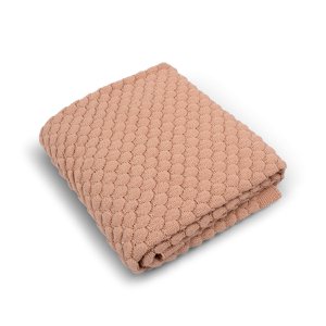 Gestrickte Babydecke GOTS – Elfenbeincreme