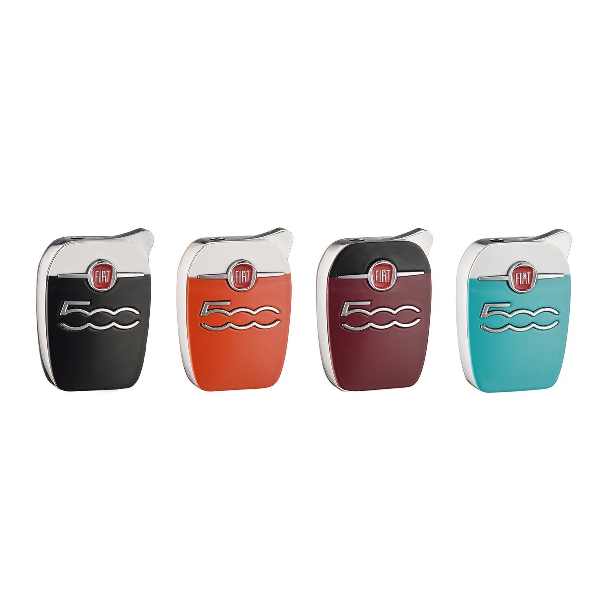 Fiat Display med 8 SQUARE Fiat Cinquecento metallightere assorteret