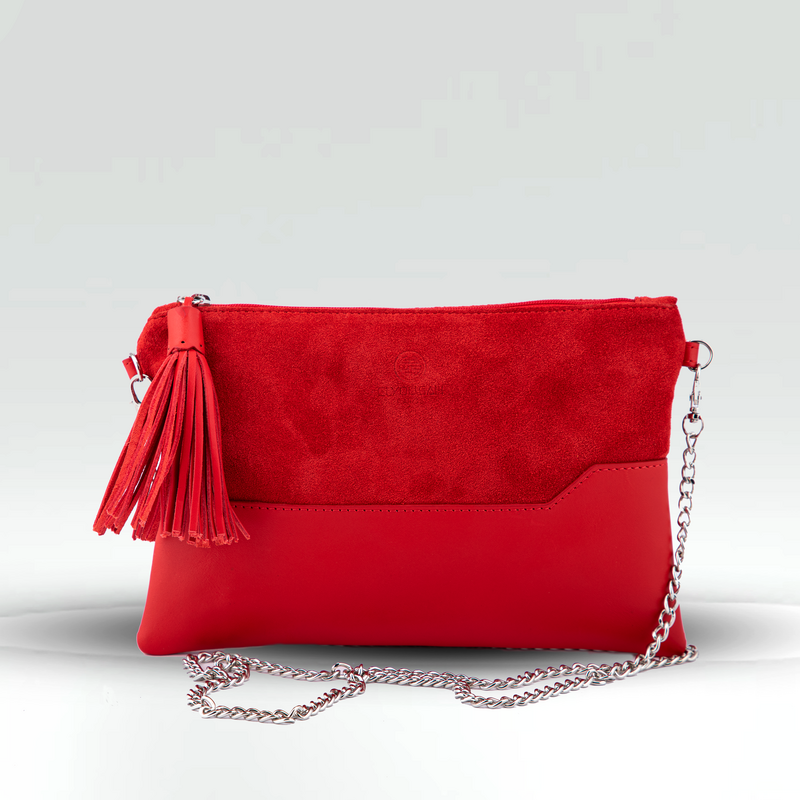CAMÃ‰LIA clutch taske (RØD)