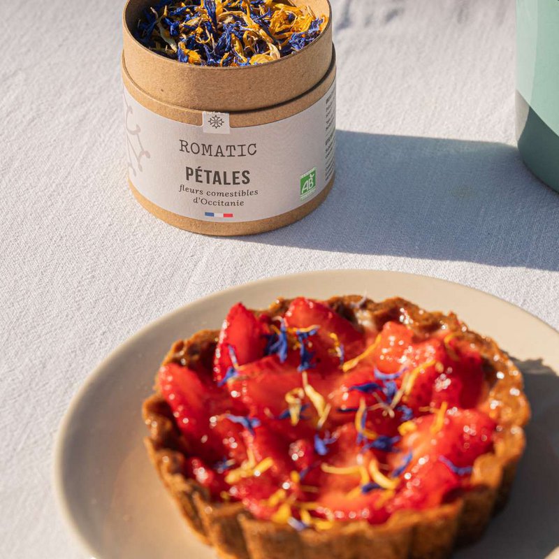 PETALS - Organic edible flowers 4g - cornflower petals, marigold petals
