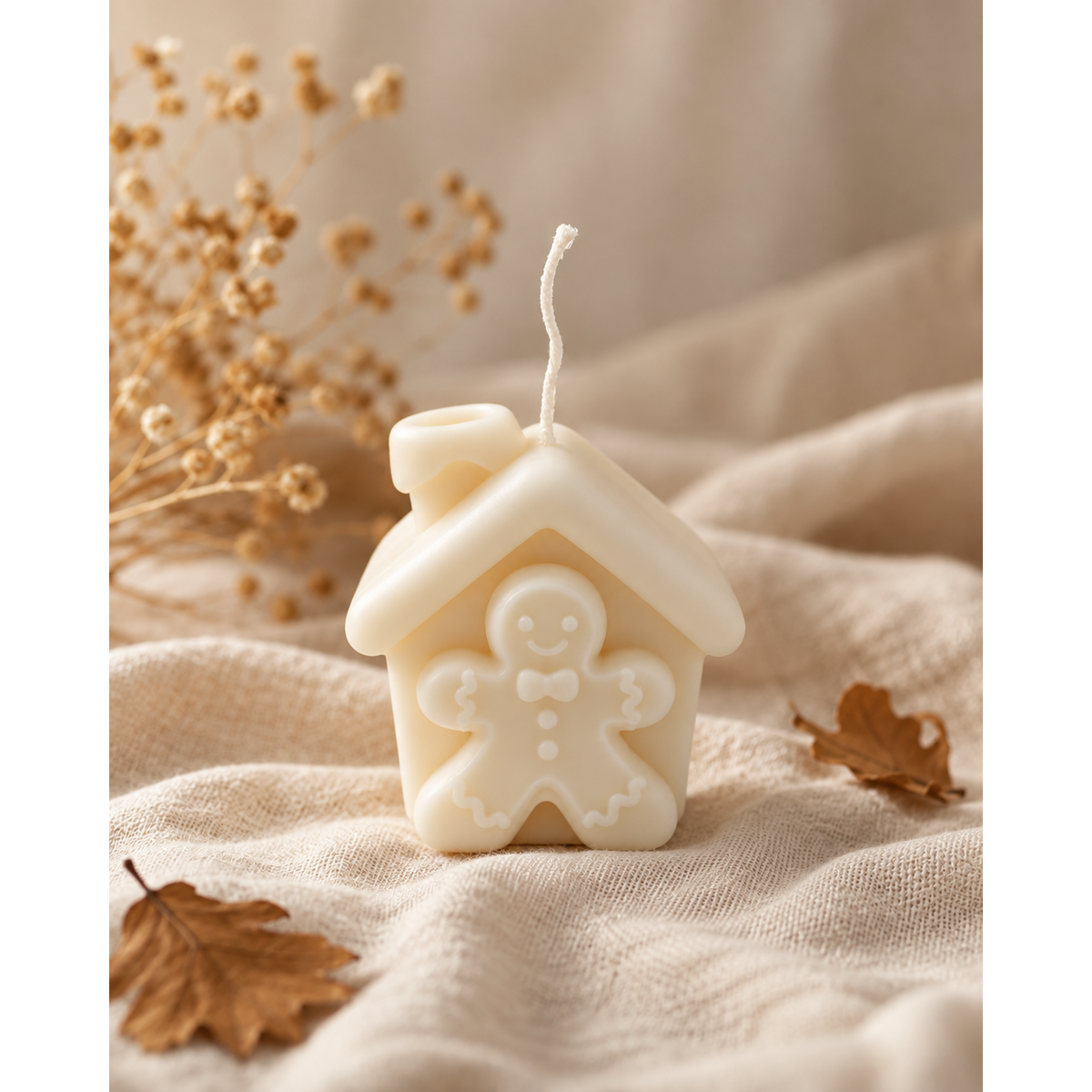 Gingerbread house candle | rapeseed wax