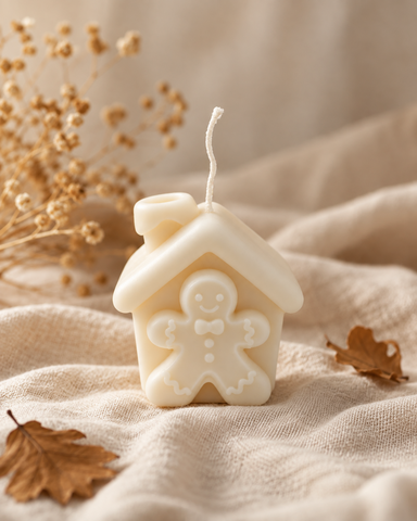 Gingerbread house candle | rapeseed wax