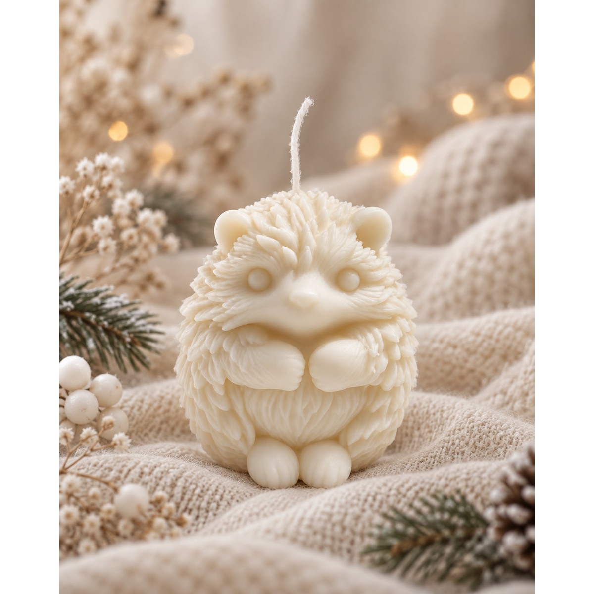 Big Hedgehogs candle | rapeseed wax 