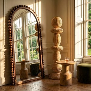 Tao Rattan-Stehleuchte 175 cm
