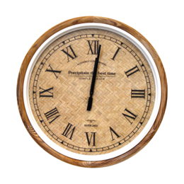 Weidenuhr im Holzrahmen Ø 60 cm