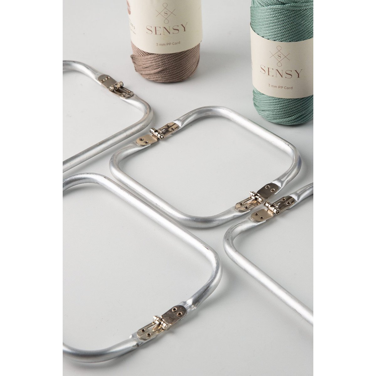 Secret Metal Purse Frame - rektangelform