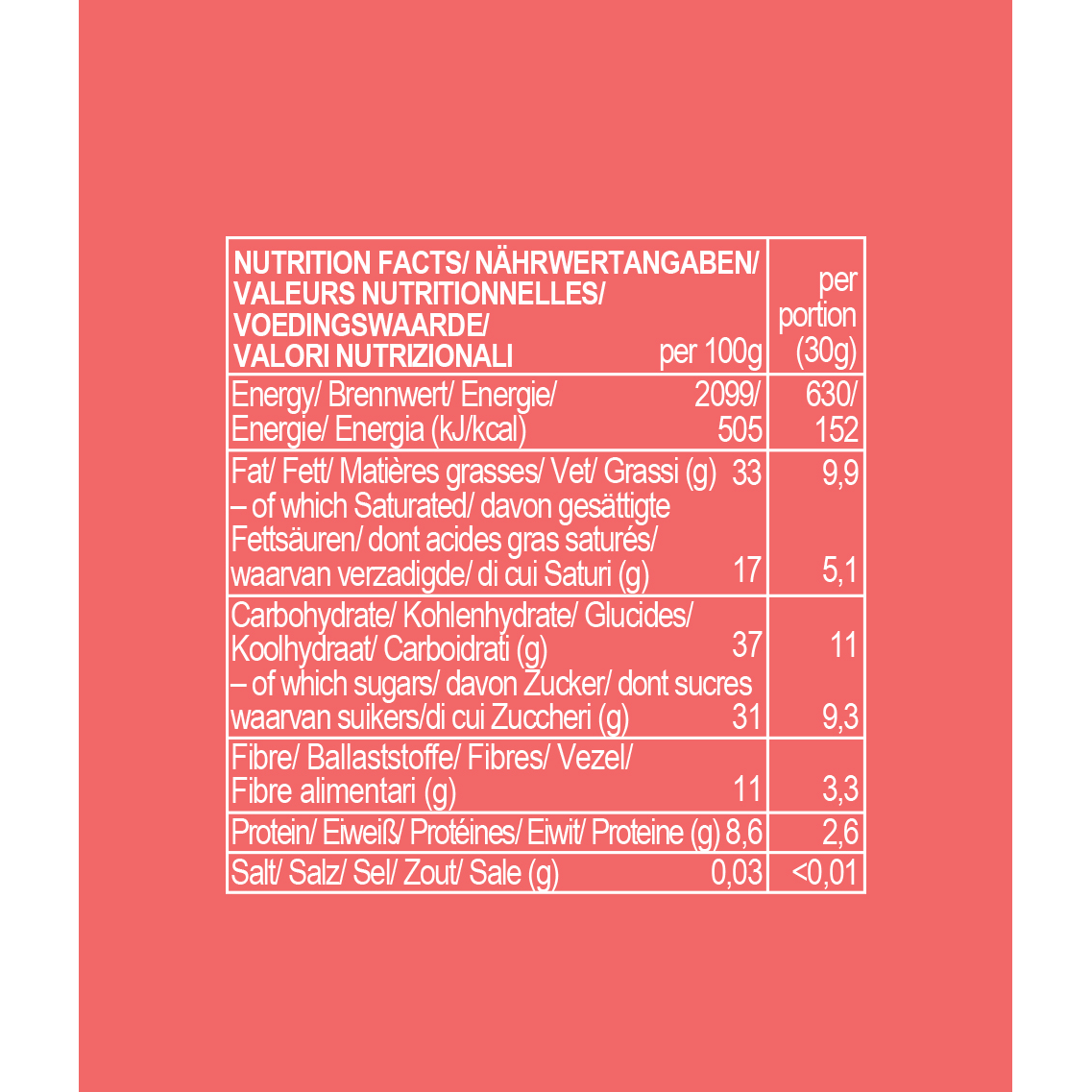 Roobar sour cherry bar covered with white glaze, organic, Roobar, 30g