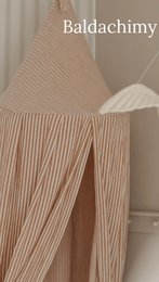 Beige Stripes - Sengehimmel