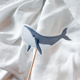 Klistermærke Whale Vinyl - Klistermærke Island Kiss Cut