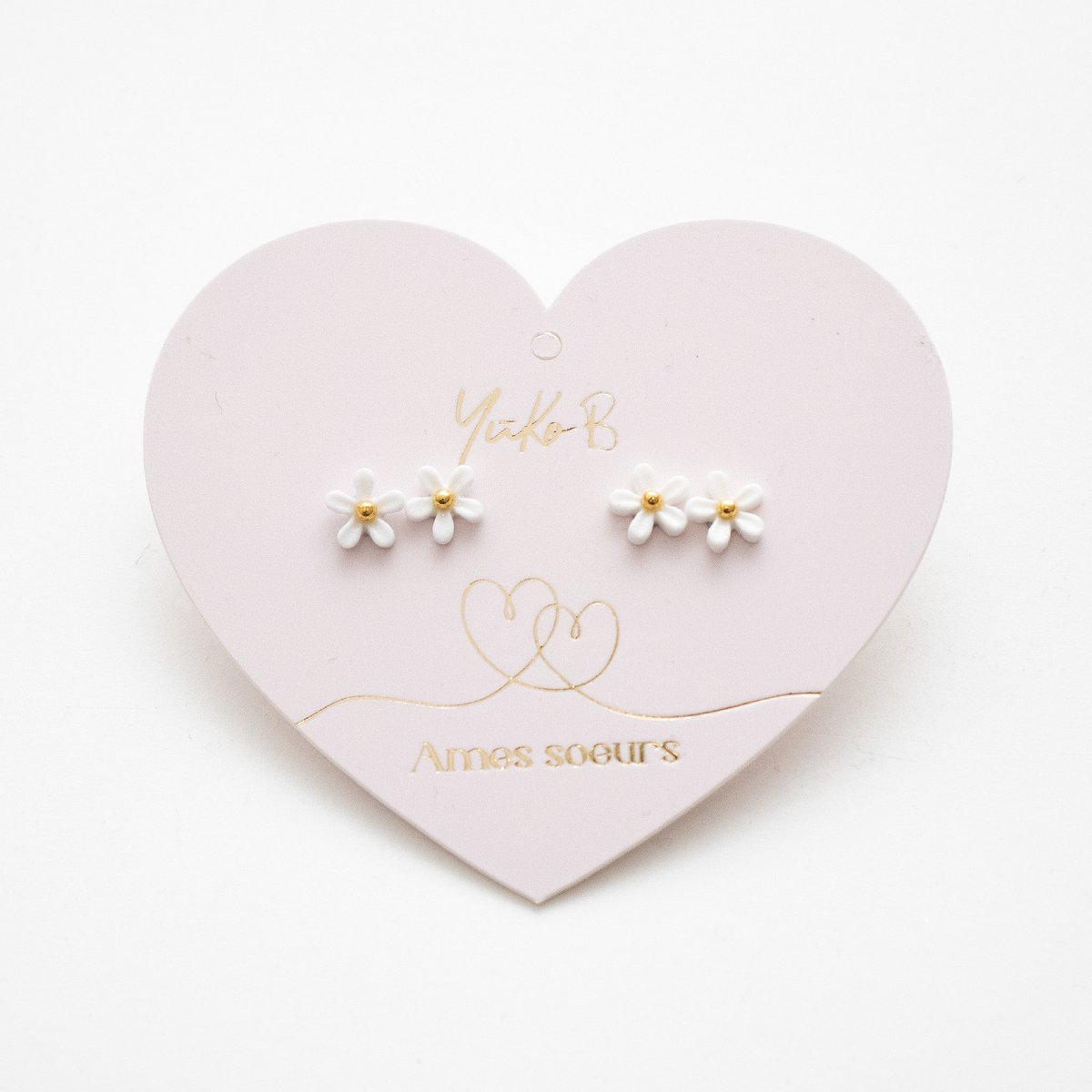 Duo Earrings - Soul Mates - Milk Flowers