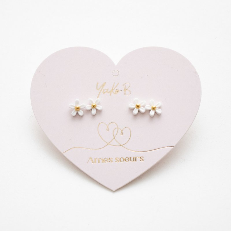 Duo Earrings - Soul Mates - Milk Flowers